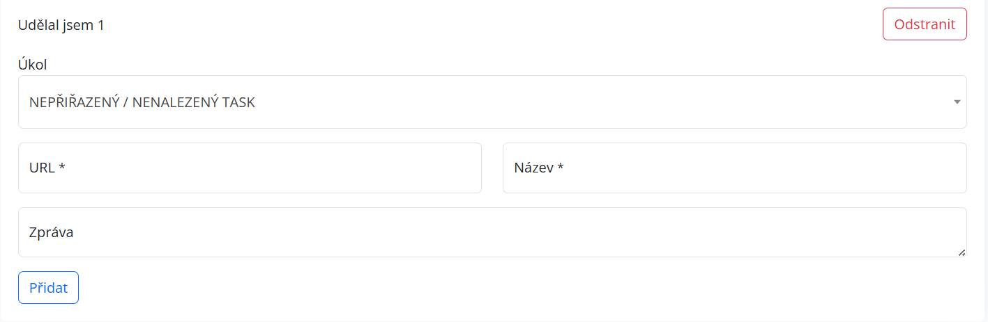Reporter prázdný